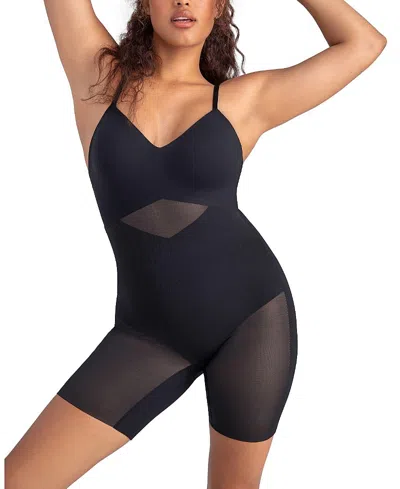 Honeylove Low Back Bodysuit In Gray