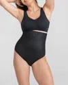 Honeylove Shadowsculpt High-waist Brief In Black