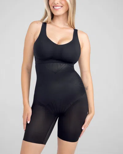 Honeylove Shadowsculpt High-waist Short In Black