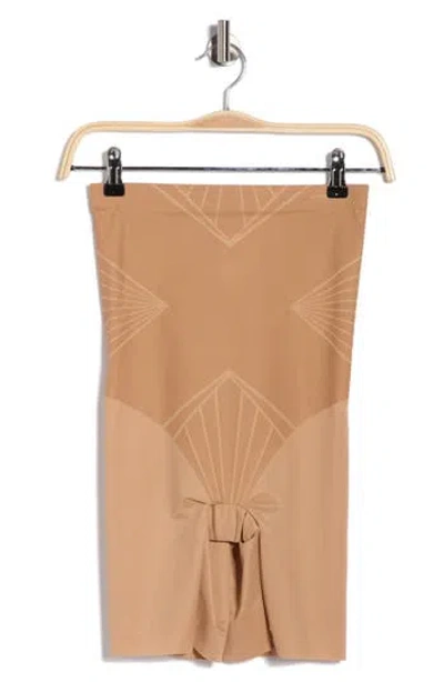 Honeylove Shadowsculpt High Waist Shorts In Brown