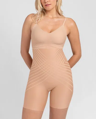 Honeylove Silhouette High-waist Short In Neutral