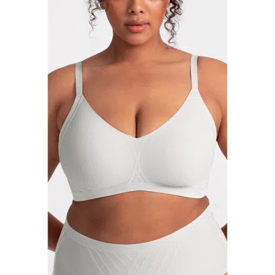 Honeylove Silhouette Wireless Bra In Gray