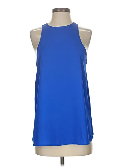Pre-owned Honeylove Sleeveless Blouse In Blue