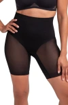 Honeylove Superpower Mid Waist Shaper Shorts In Black
