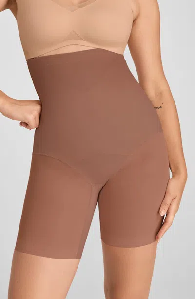 Honeylove Superpower Shorts In Toffee