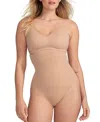 Honeylove Firm Control High-waist Superpower Thong In Sand