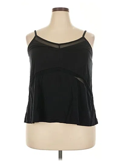 Pre-owned Honeylove Tank Top Black Strapless Neckline Tops