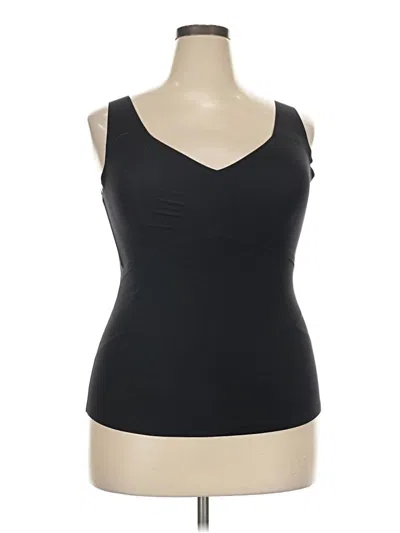 Pre-owned Honeylove Tank Top Black Strapless Neckline Tops