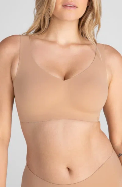 Honeylove V-neck Bra In Pink