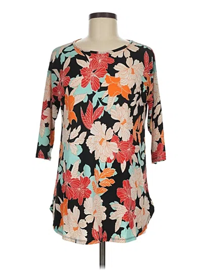 Pre-owned Honeyme 3/4 Sleeve Blouse In Orange