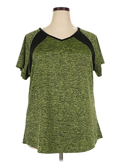 Pre-owned Honeyme Active T-shirt In Green