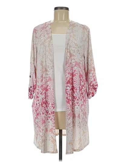 Pre-owned Honeyme Cardigan Sweater In Pink