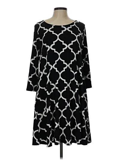 Pre-owned Honeyme Casual Dress In Black