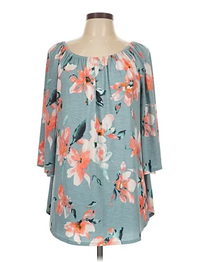 Pre-owned Honeyme Casual Dress In Blue