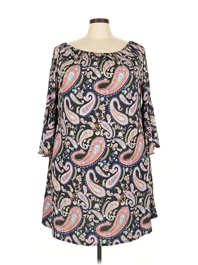 Pre-owned Honeyme Casual Dress In Gray