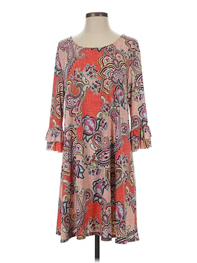 Pre-owned Honeyme Casual Dress In Red