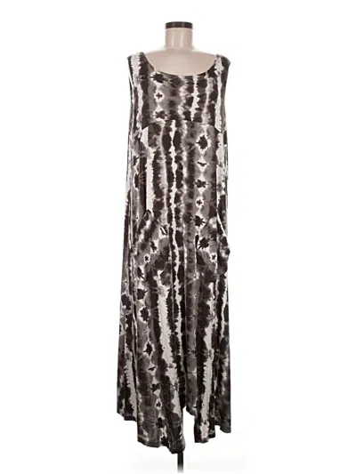 Pre-owned Honeyme Casual Dress In Silver
