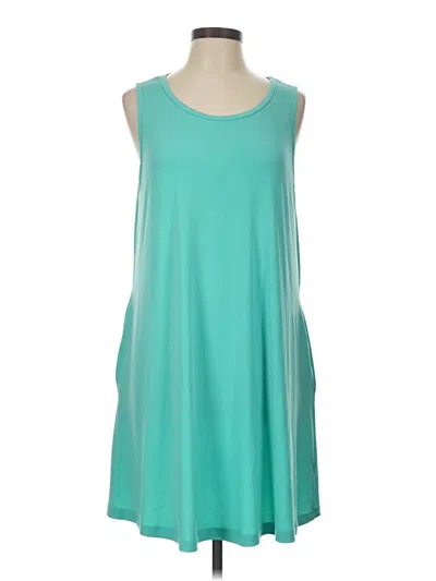 Pre-owned Honeyme Casual Dress In Teal