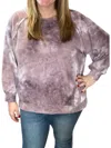 Honeyme Fleece Sweater In Lavender In Purple