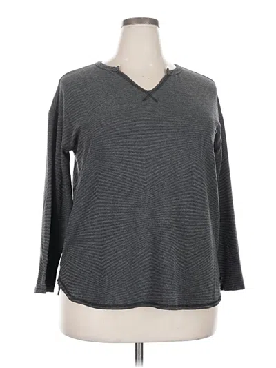 Pre-owned Honeyme Pullover Sweater In Gray