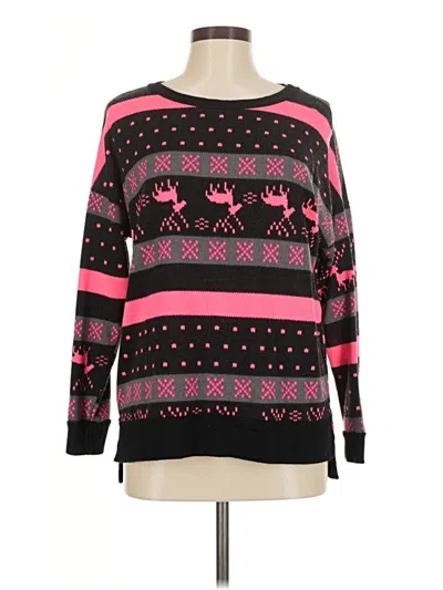 Pre-owned Honeyme Pullover Sweater In Pink