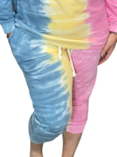 Honeyme Tie Dye Jogger In Multi Color