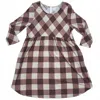 Honeyme Women's Plaid Dress In Mauve In Multi
