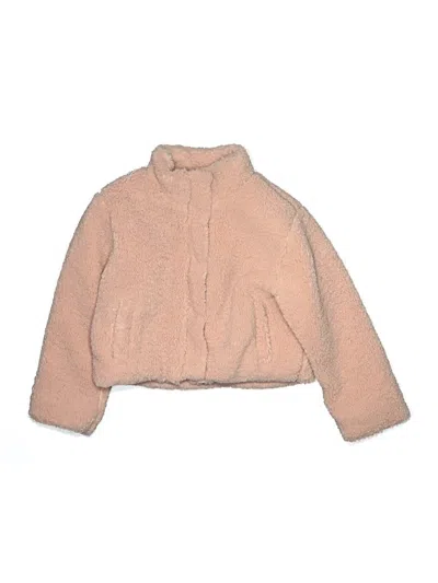 Pre-owned Honigman Kids' Fleece Jacket In Pink