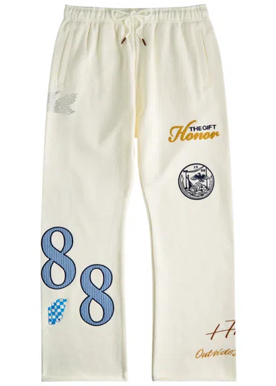Honor The Gift 1988 Embroidered Cotton Sweatpants In Multi