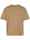 Honor The Gift Amp'd Up Logo-embroidered Cotton T-shirt In Neutrals