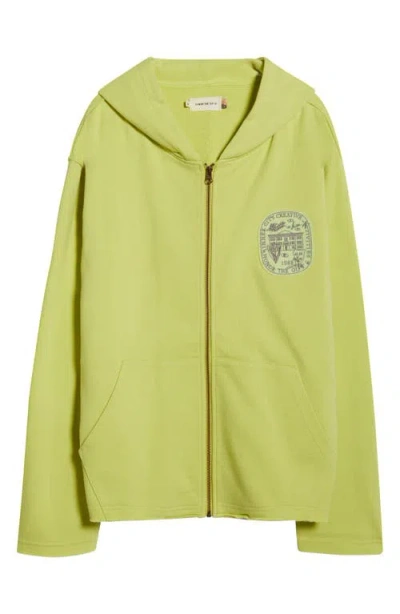 Honor The Gift Art Institute Patch Zip Hoodie In Green