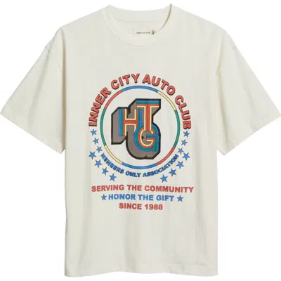 Honor The Gift Auto Association Graphic T-shirt In Bone