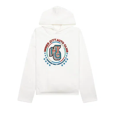 Pre-owned Honor The Gift Auto Association Hoodie 'white' | Men's Size L