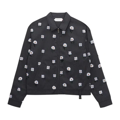 Pre-owned Honor The Gift Beaded Flower Jacket 'black' | Men's Size S