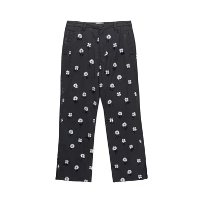 Pre-owned Honor The Gift Beaded Flower Pant 'black' | Men's Size 30