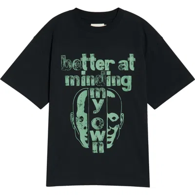 Honor The Gift Better At Minding My Own Cotton T-shirt In Multi