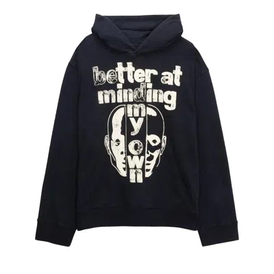 Pre-owned Honor The Gift Better At Minding My Own Hoodie 'black' | Men's Size Xl