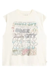 Honor The Gift Block Party Graphic Muscle Tee In White