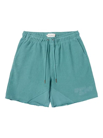 Honor The Gift Block Party Reverse Terry Bermudas In Green