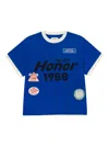Honor The Gift Box-logo Cotton T-shirt In Blue