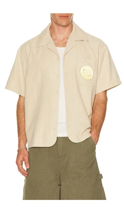 Honor The Gift Brushed Camp Shirt In Neutral