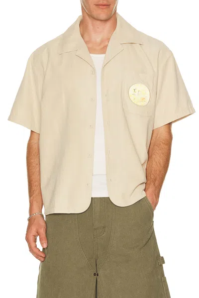 Honor The Gift Brushed Camp Shirt In Neutral