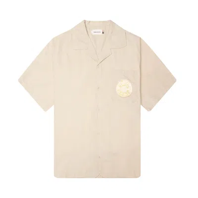 Pre-owned Honor The Gift Brushed Camp Shirt 'sand' | Tan | Men's Size Xxl In Brown