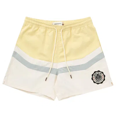 Pre-owned Honor The Gift Brushed Poly Track Short 'bone' In Cream