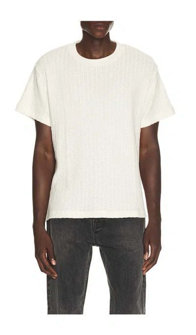 Honor The Gift Cable Knit Tee In Neutral