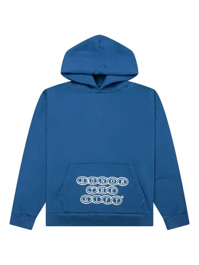 Honor The Gift Chainlink-logo Hoodie In Blue