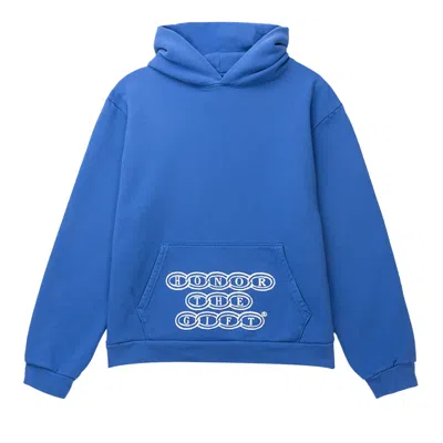 Pre-owned Honor The Gift Chainlink Logo Hoodie 'blue' | Men's Size Xxl