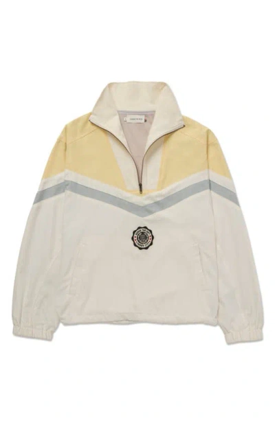 Honor The Gift Chevron Half Zip Anorak In Bone