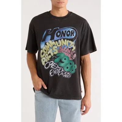 Honor The Gift Comm Arts Creative Short-sleeve T-shirt In Black