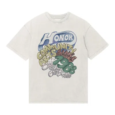 Pre-owned Honor The Gift Comm Arts Creative Tee 'bone' | White | Men's Size M